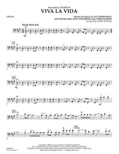 Viva La Vida - Cello