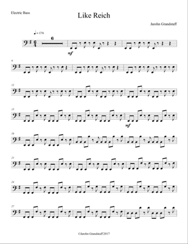 Like Reich (Electric Bass)