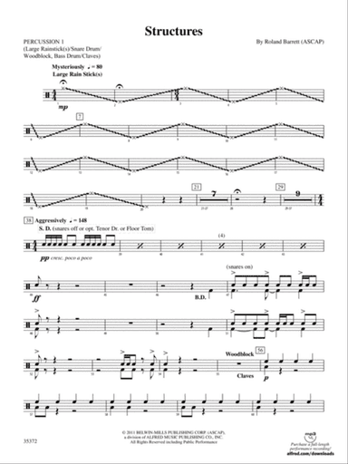 Structures: 1st Percussion