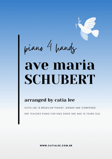 Ave Maria - Piano 4 hands