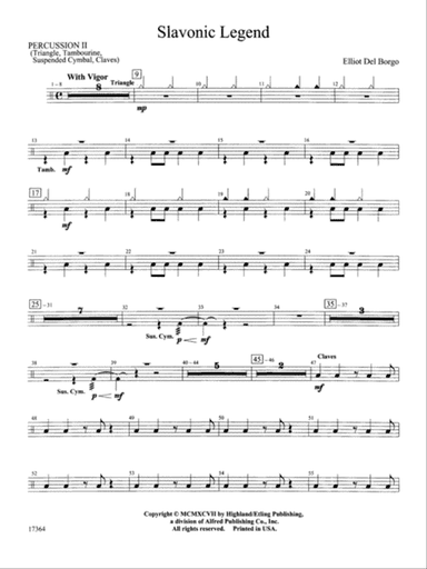 Slavonic Legend: 2nd Percussion