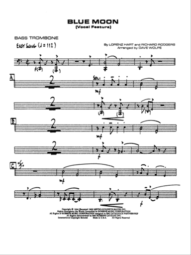Blue Moon: 4th Trombone