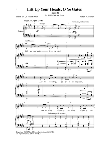 Lift Up Your Heads, O Ye Gates
