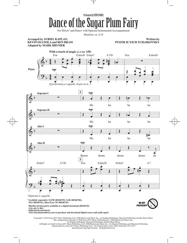 Dance Of The Sugar Plum Fairy (arr. Mark Brymer)