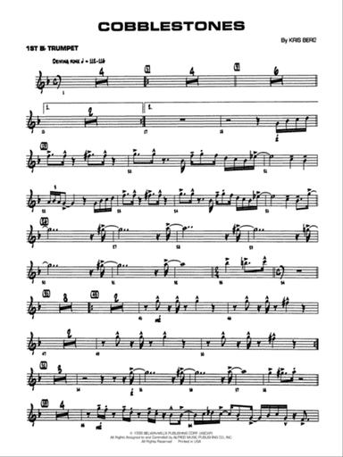 Cobblestones: 1st B-flat Trumpet
