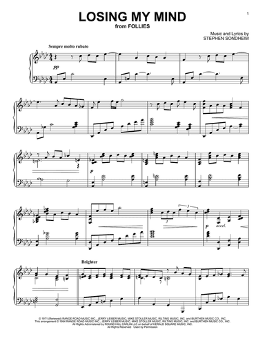 Losing My Mind (from Follies)