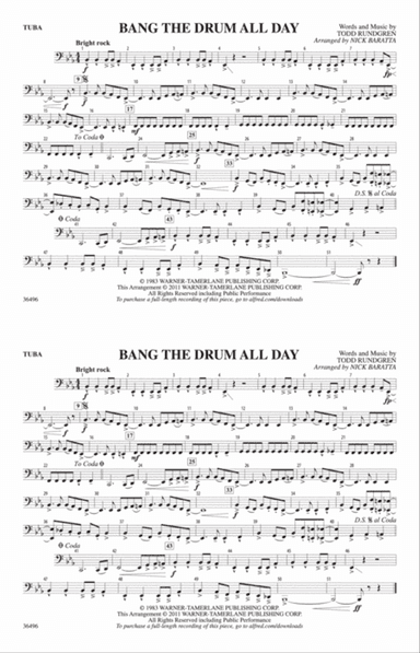 Bang the Drum All Day: Tuba