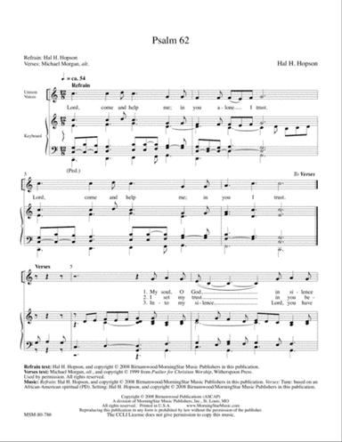 Psalm 62 (Downloadable)