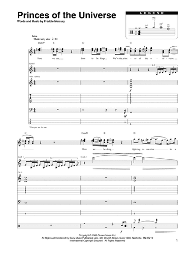 Princes Of The Universe