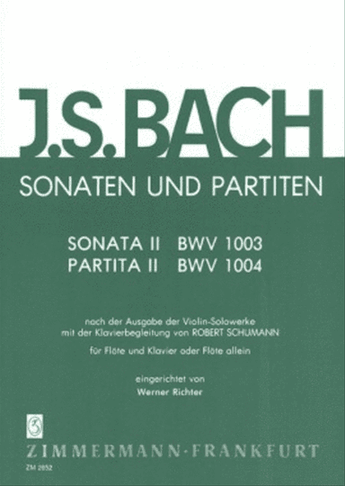 Sonatas and Partitas BWV 1003/1004 Heft 2