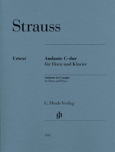 Strauss - Andante In C Major Horn/Piano