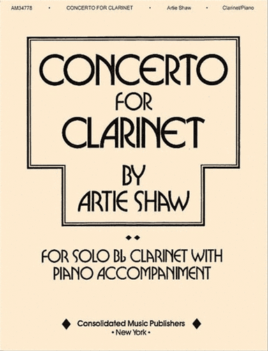 Artie Shaw - Concerto For Clarinet/Piano