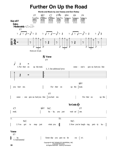 Further On Up The Road