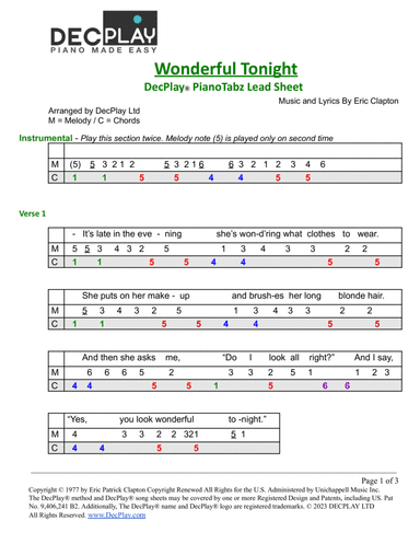 Wonderful Tonight