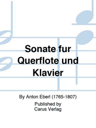 Sonate fur Querflote und Klavier