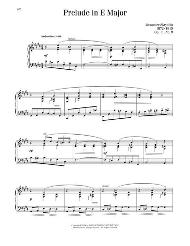 Prelude, Op. 11, No. 9