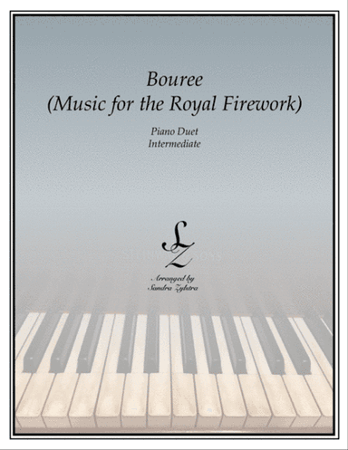 Bouree- Music for the Royal Firework (1 piano, 4 hand piano duet)