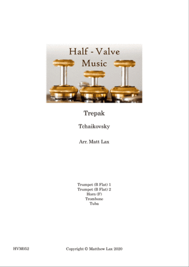 Trepak from the Nutcracker (Brass Quintet)