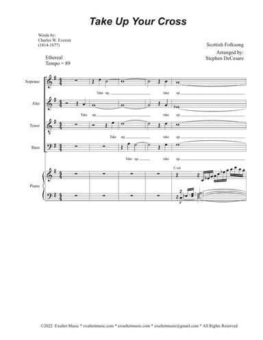 Take Up Your Cross (SATB)