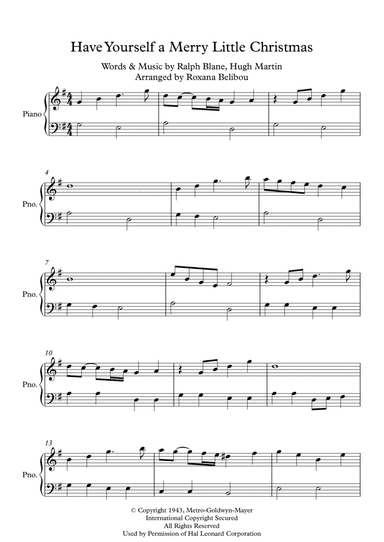 Have Yourself A Merry Little Christmas