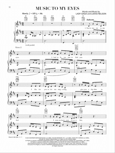 Music to My Eyes (from A Star Is Born)
