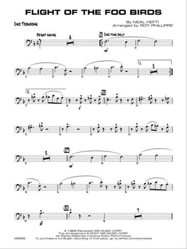 Flight of the Foo Birds: 2nd Trombone