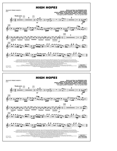 High Hopes (arr. Matt Conaway) - Mallet Percussion 1