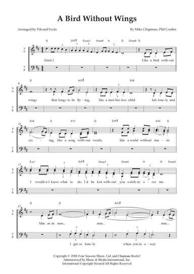 A Bird Without Wings