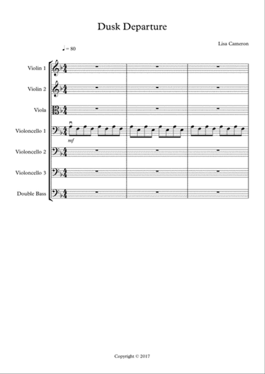 Dusk Departure - Full String Ensemble