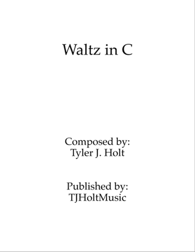 Waltz in C, Op. 18