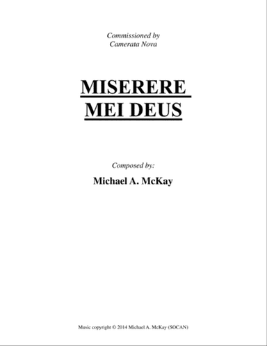 Miserere Mei, Deus
