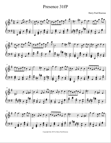 Presence 31f Piano