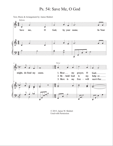 Ps. 54: Save Me, O Lord