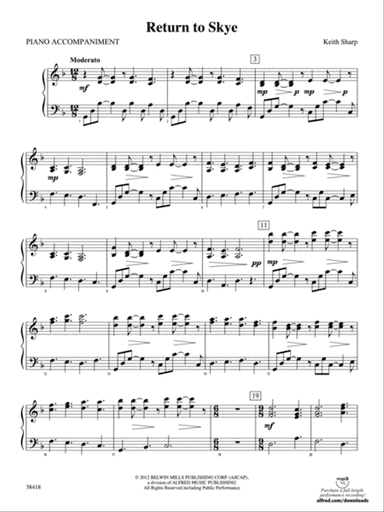Return to Skye: Piano Accompaniment