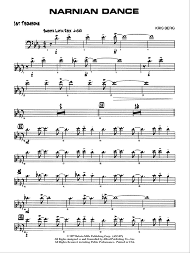 Narnian Dance: 1st Trombone