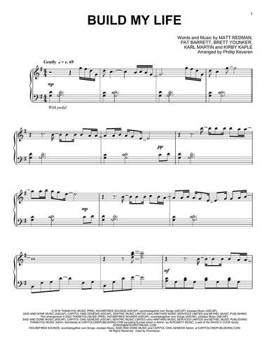 Build My Life (arr. Phillip Keveren)