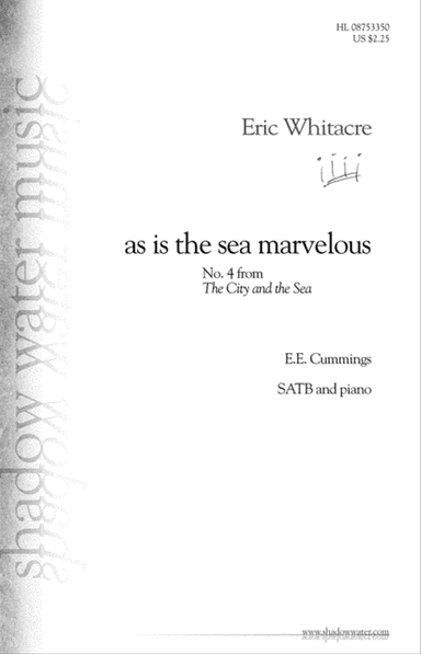 As Is the Sea Marvelous