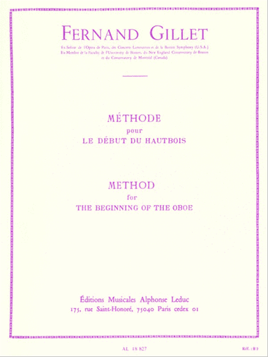 Methode Pour Le Debut du Hautbois