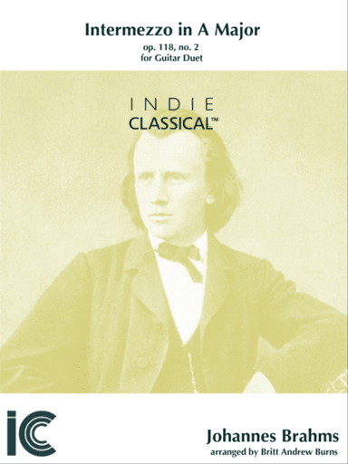 Intermezzo in A Major - Op. 118, No. 2 - for Two Guitars
