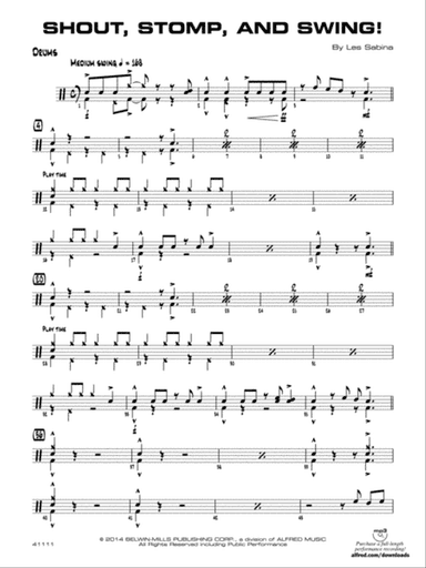 Shout, Stomp, and Swing!: Drums