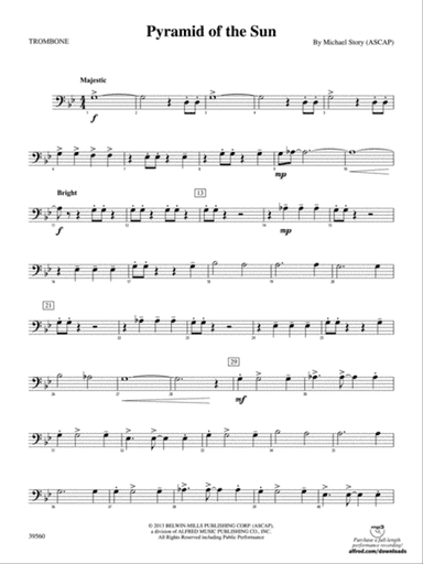 Pyramid of the Sun: 1st Trombone