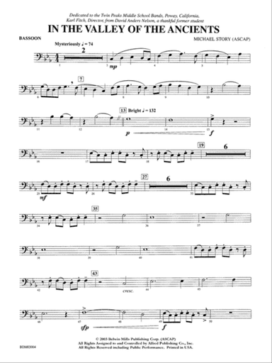 In the Valley of the Ancients: Bassoon