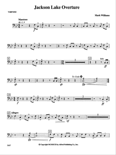 Jackson Lake Overture: Timpani