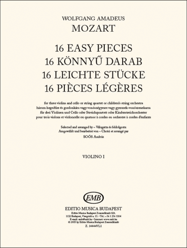 16 Easy Pieces- Violin 1