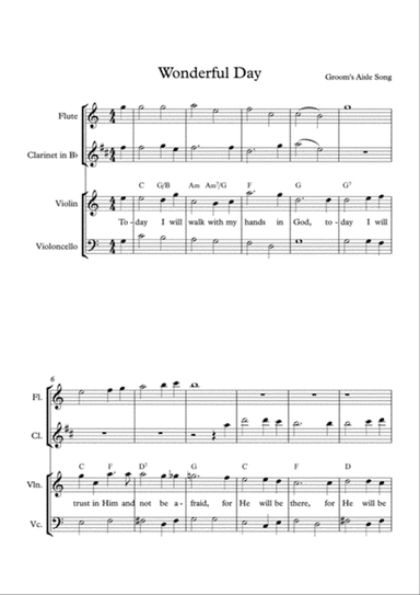 Wonderful Day - C Major