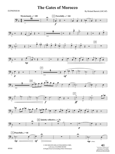 The Gates of Morocco: Baritone B.C.