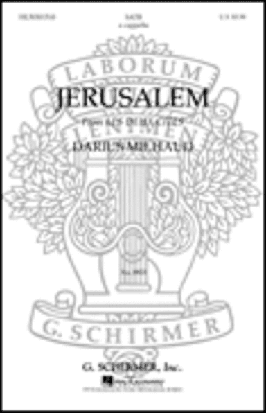 Jerusalem From Les Deux Cites French English A Cappella