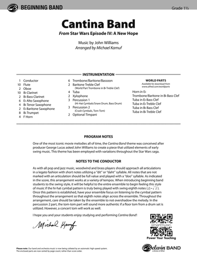 Cantina Band: Score