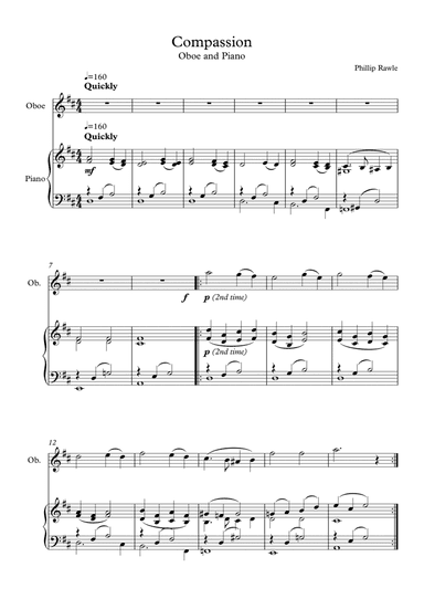 Three Virtues - Oboe and Piano