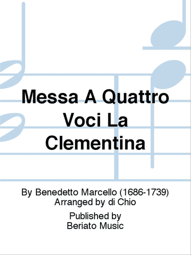 Messa A Quattro Voci La Clementina